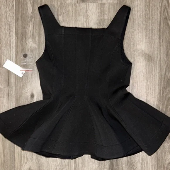 By Anthropologie Seamed Scuba Corset Tank